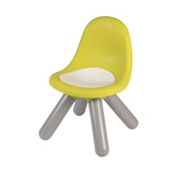 Chaise en plastique verte enfant - intérieur et extérieur