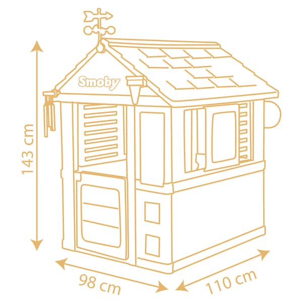 Maison Smoby 4 saisons - station météo