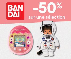 50% de remise sur une sélection Bandai